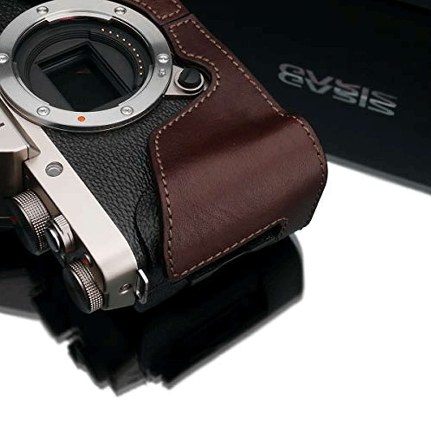 Amazon.com : Gariz XS-CHXT100BR Genuine Leather Half Case for Fuji